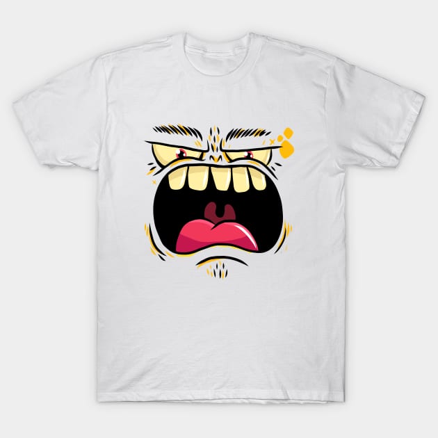 Monster Face T-Shirt by JFDesign123